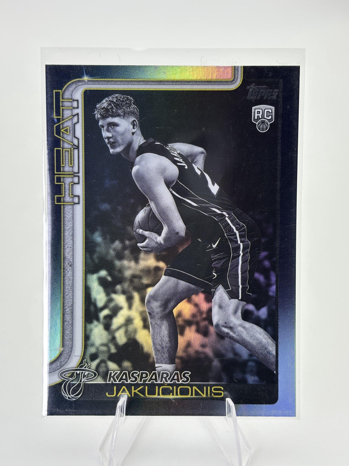 2025-26 Topps #220 Kasparas Jakučionis Blackout