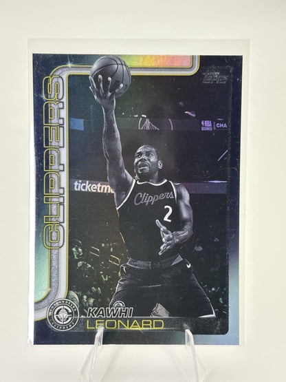 2025-26 Topps #142 Kawhi Leonard Blackout