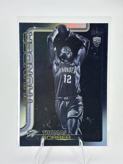 2025-26 Topps #215 Thomas Sorber Blackout