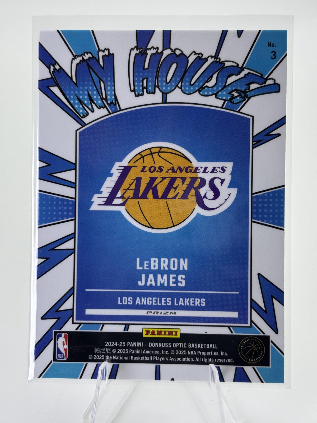 2024-25 Donruss Optic #3 LeBron James My House Holo