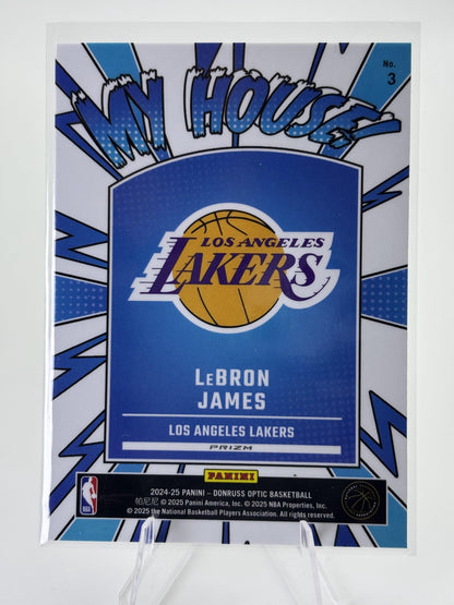 2024-25 Donruss Optic #3 LeBron James My House Holo