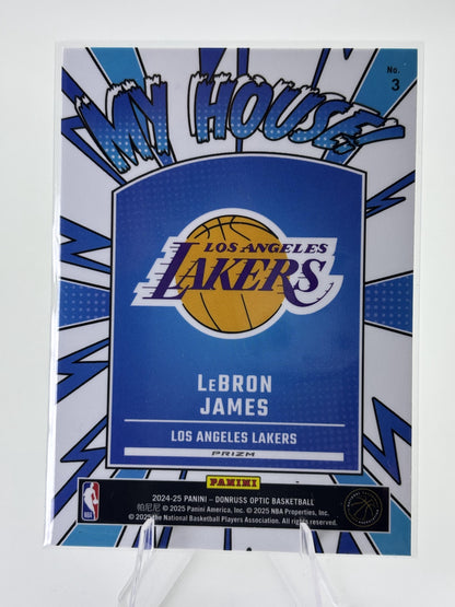2024-25 Donruss Optic #3 LeBron James My House Purple