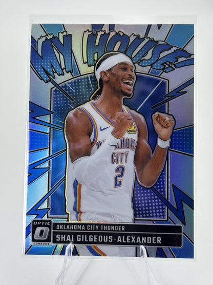 2024-25 Donruss Optic #6 Shai Gilgeous-Alexander My House Holo