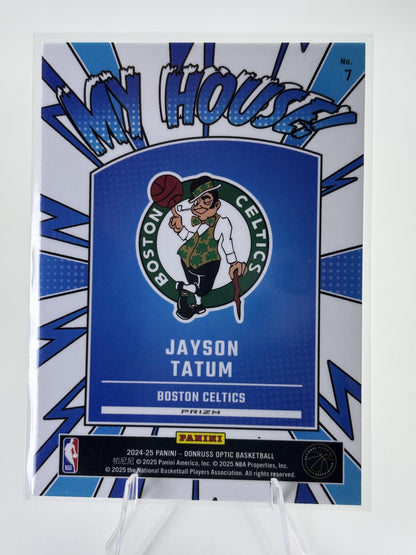 2024-25 Donruss Optic #7 Jayson Tatum My House Holo