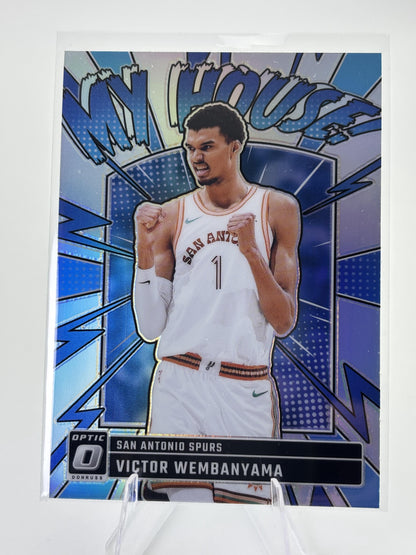 2024-25 Donruss Optic #19 Victor Wembanyama My House Holo