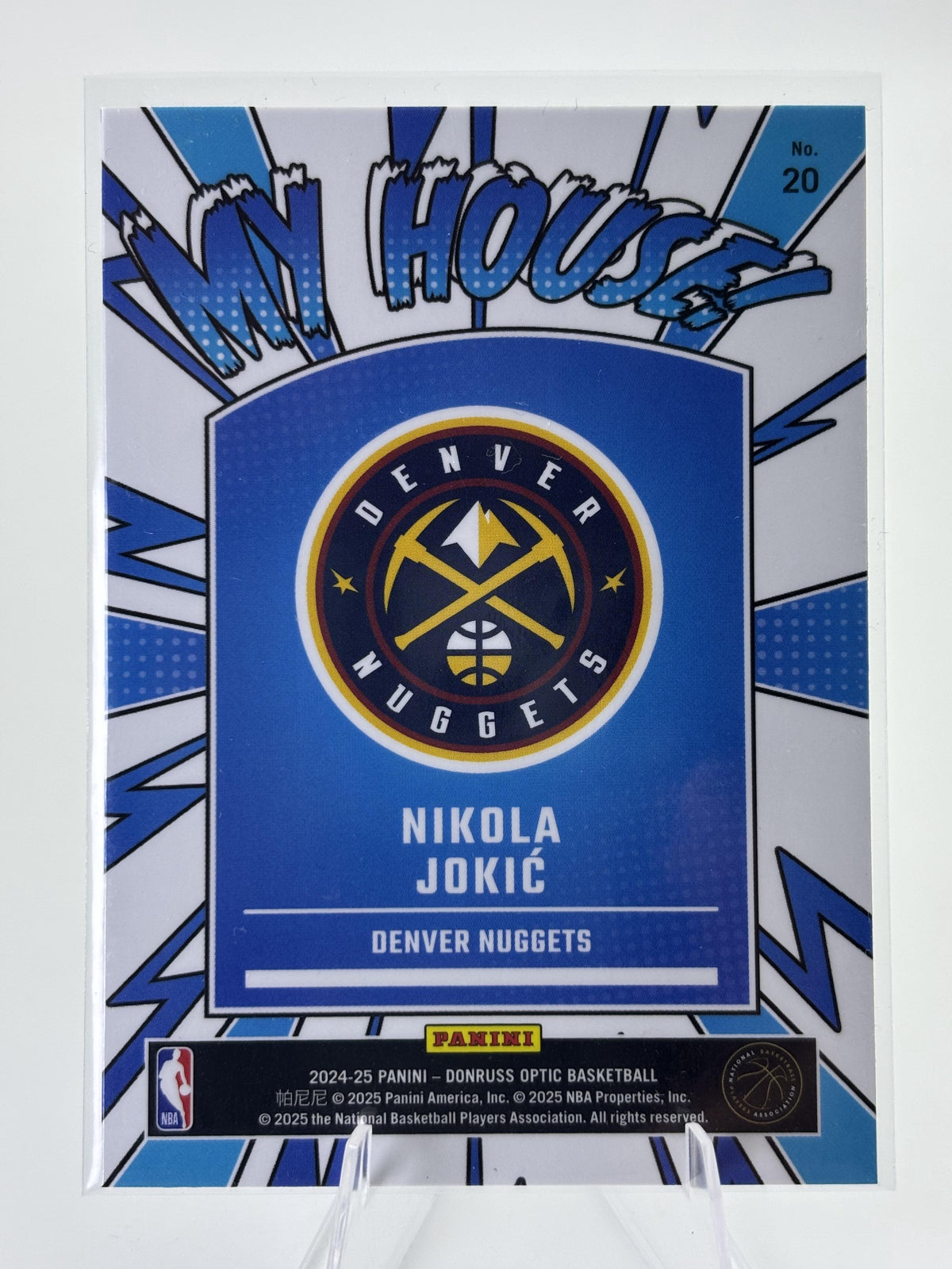 2024-25 Donruss Optic #20 Nikola Jokic My House