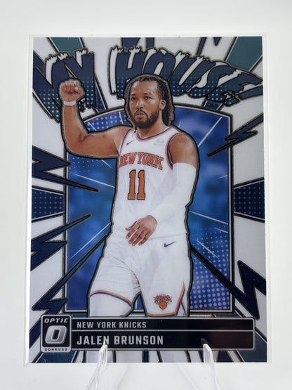 2024-25 Donruss Optic #12 Jalen Brunson My House
