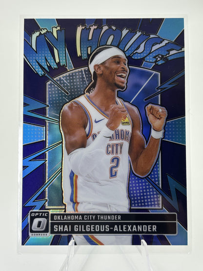 2024-25 Donruss Optic #6 Shai Gilgeous-Alexander My House Purple