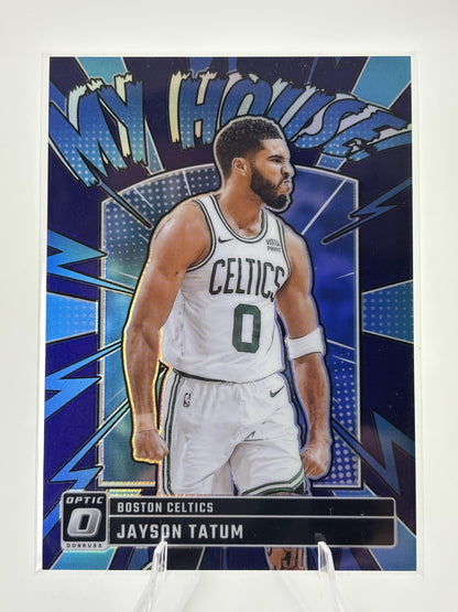 2024-25 Donruss Optic #7 Jayson Tatum My House Purple