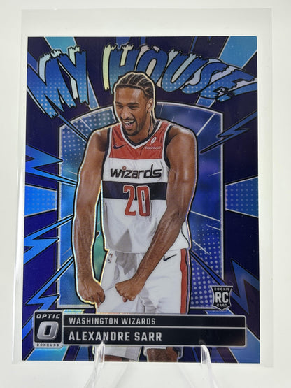 2024-25 Donruss Optic #9 Alexandre Sarr My House Purple