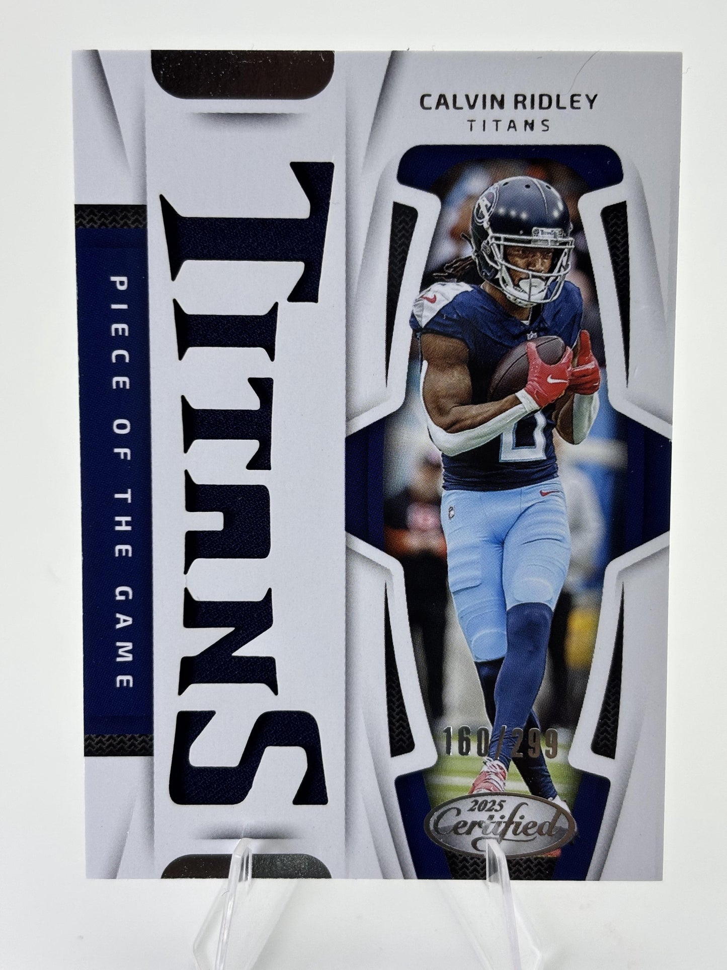 2025 Panini Certified #POG-CRY Calvin Ridley Piece of the Game #/299