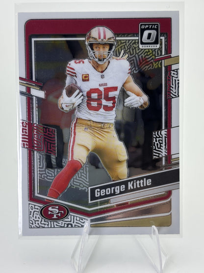 2023 Donruss Optic #172 George Kittle Holo