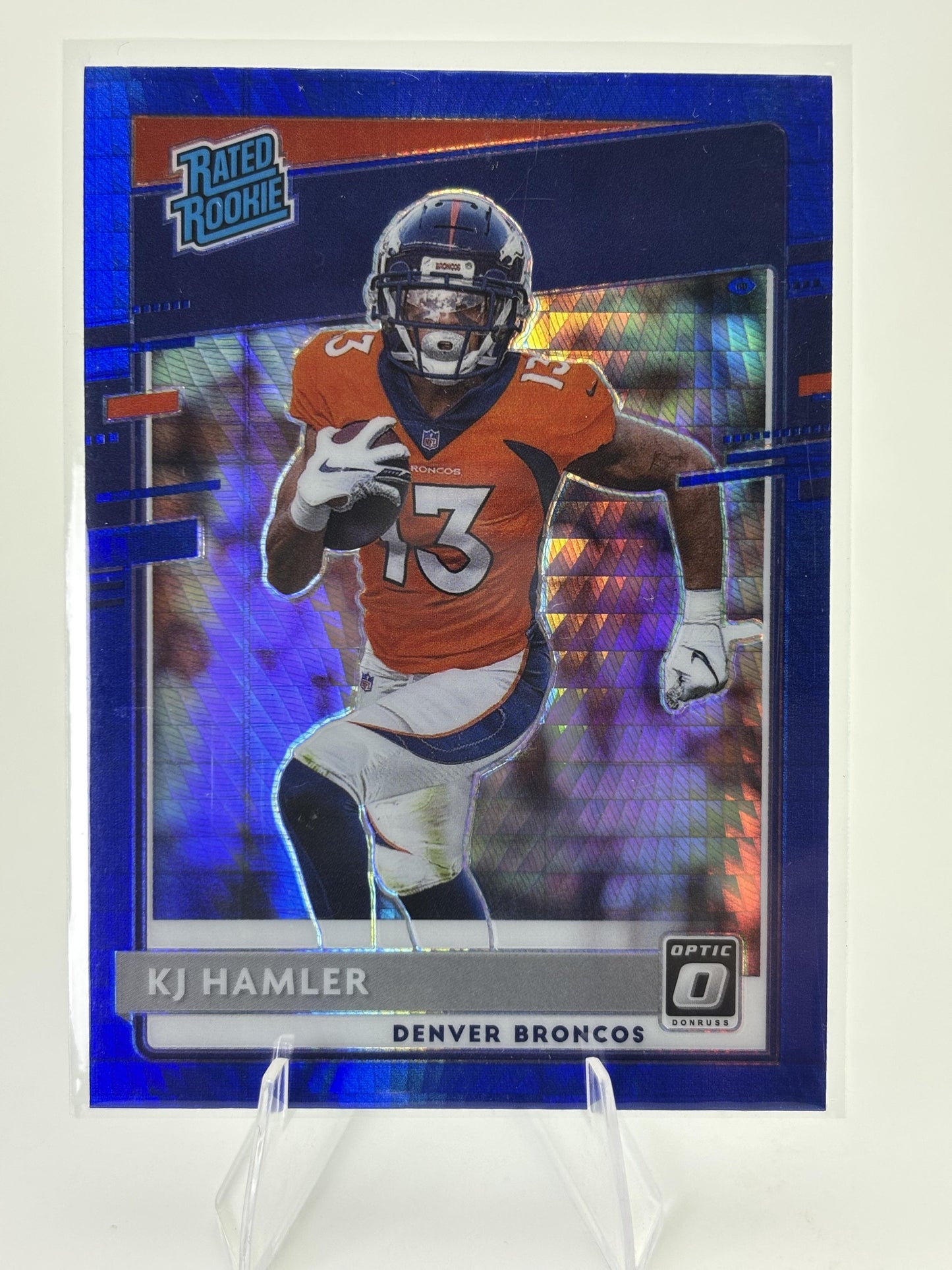2020 Donruss Optic #170 KJ Hamler Purple Shock