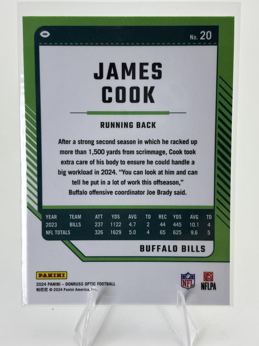 2024 Donruss Optic #20 James Cook