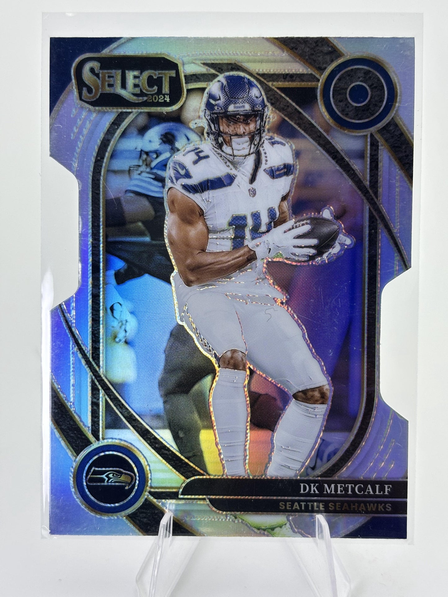 2024 Panini Select #251 DK Metcalf Silver Prizm Die Cut