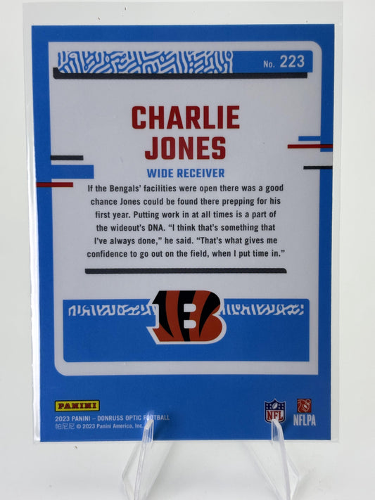 2023 Donruss Optic #223 Charlie Jones