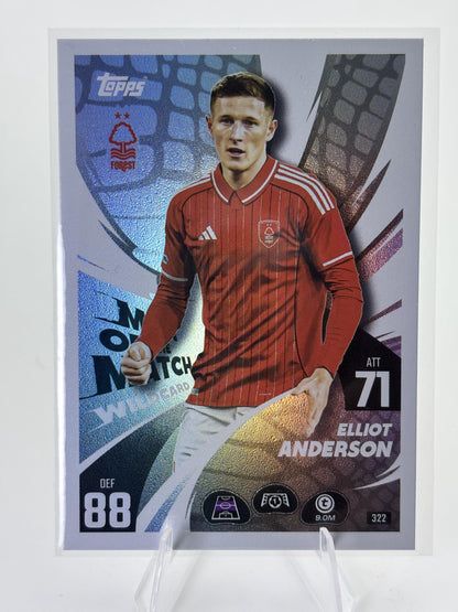 2025-26 Topps Match Attax UEFA Club Competitions #322 Elliot Anderson