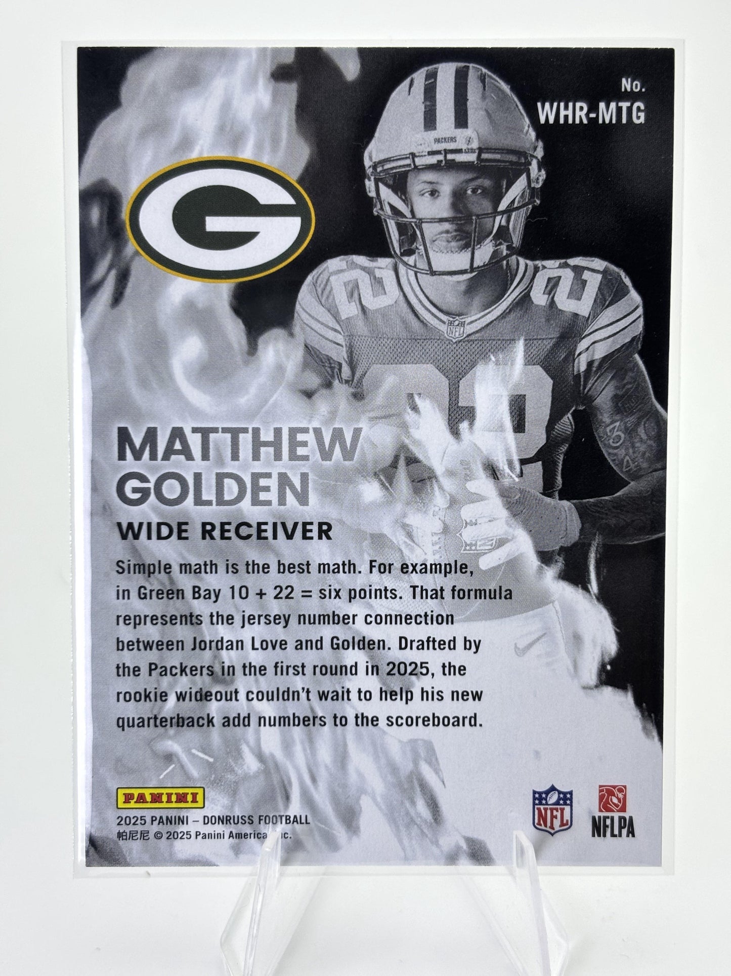 2025 Donruss #WHR-MTG Matthew Golden White Hot Rookies