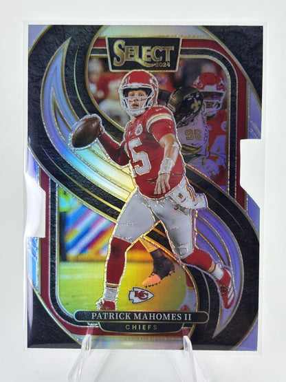 2024 Panini Select #120 Patrick Mahomes II Silver Prizm Die Cut