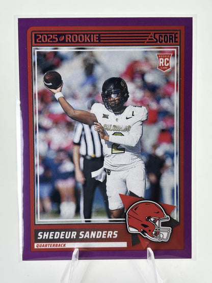 2025 Score #15 Shedeur Sanders Purple