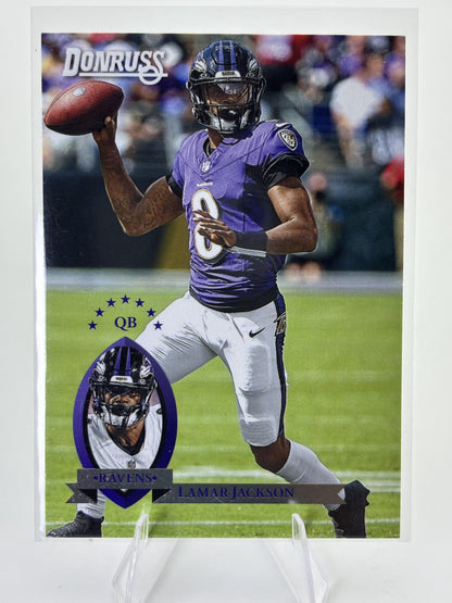 2025 Donruss #38 Lamar Jackson Retro 1995