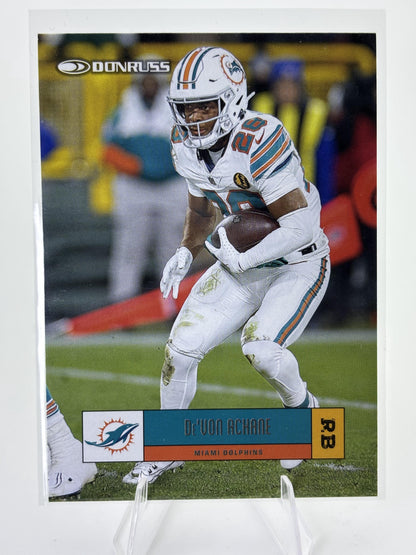 2025 Donruss #R05-DVA De’Von Achane Retro 2005