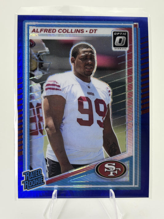 2025 Donruss #355 Alfred Collins Optic Rated Rookies Preview Pink