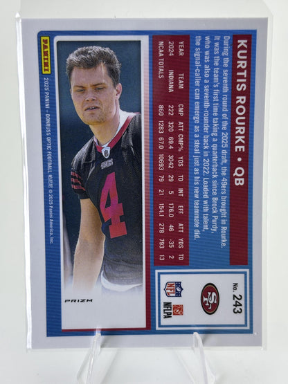 2025 Donruss Optic #243 Kurtis Rourke Pink