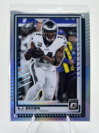 2025 Donruss Optic #17 A.J. Brown Holo