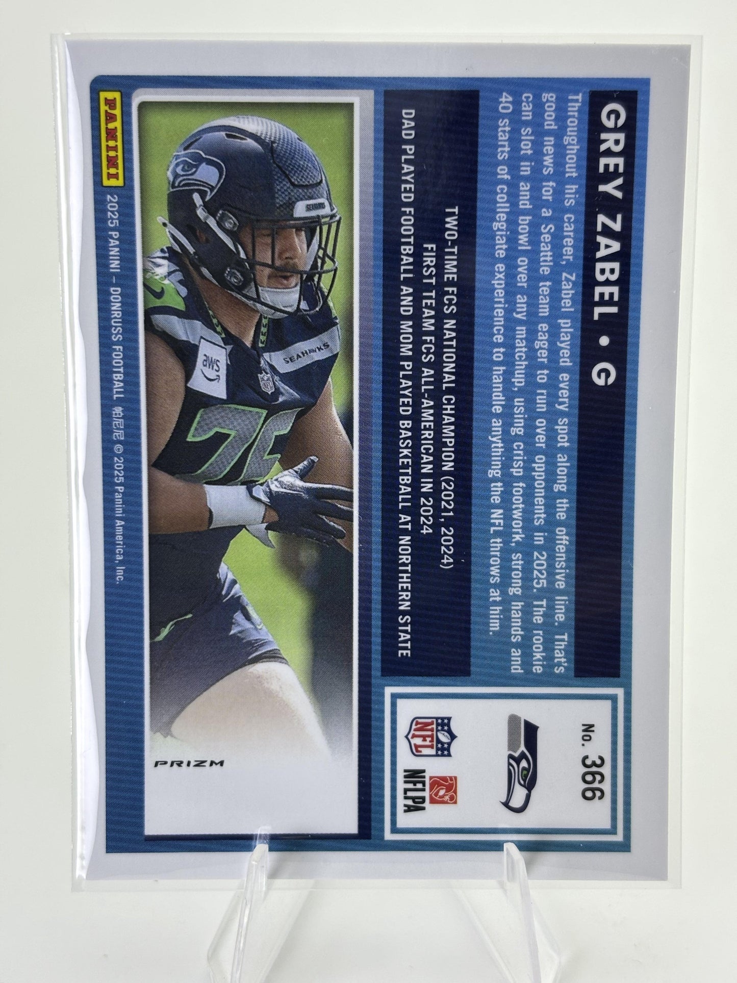 2025 Donruss #366 Grey Zabel