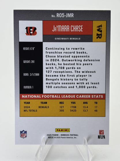 2025 Donruss #R05-JMR Ja’Marr Chase Retro 2005