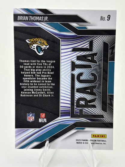 2025 Panini Prizm #9 Brian Thomas Jr. Fractal