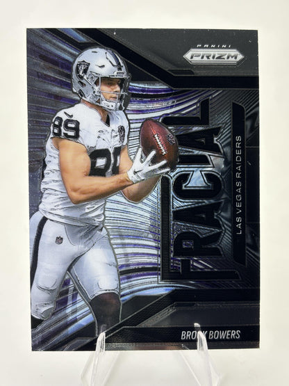 2025 Panini Prizm #6 Brock Bowers Fractal