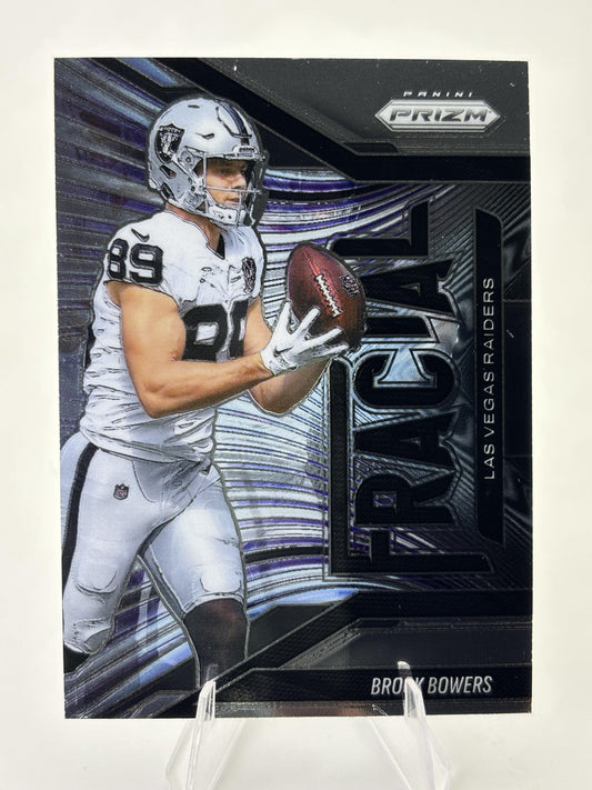 2025 Panini Prizm #6 Brock Bowers Fractal