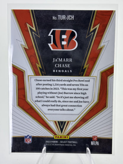 2023 Panini Select #TUR-JCH Ja'Marr Chase Turbocharged