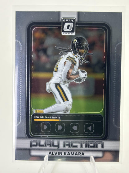 2025 Donruss Optic #5 Alvin Kamara Play Action