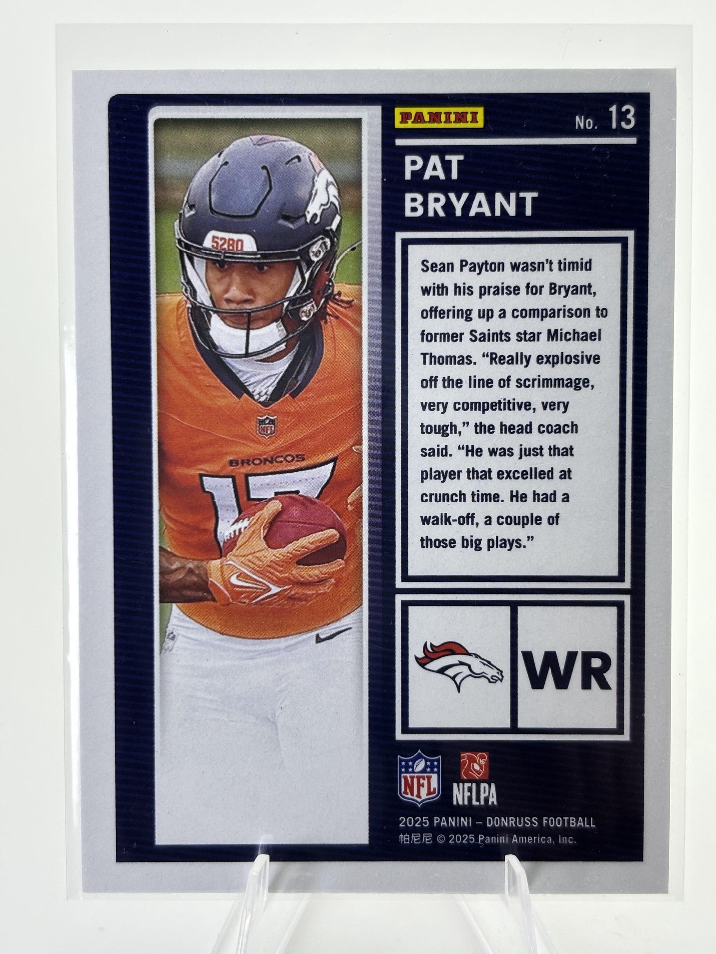 2025 Donruss #13 Pat Bryant The Rookies