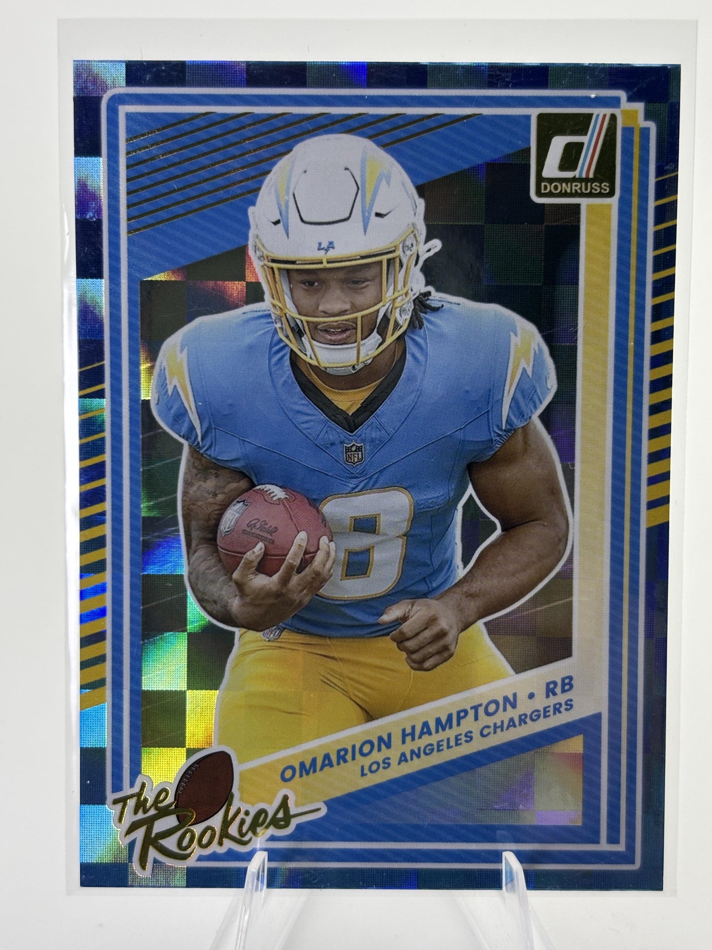 2025 Donruss #8 Omarion Hampton The Rookies
