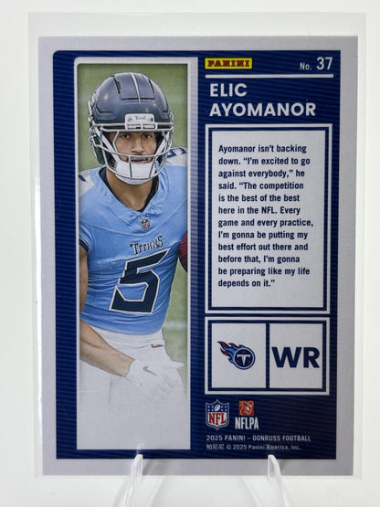2025 Donruss #37 Elic Ayomanor The Rookies