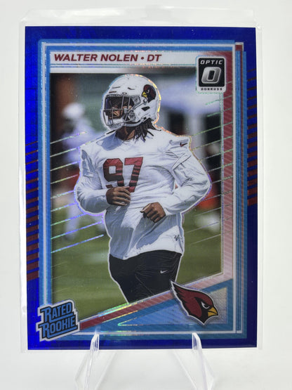 2025 Donruss Optic #276 Walter Nolen Blue Hyper