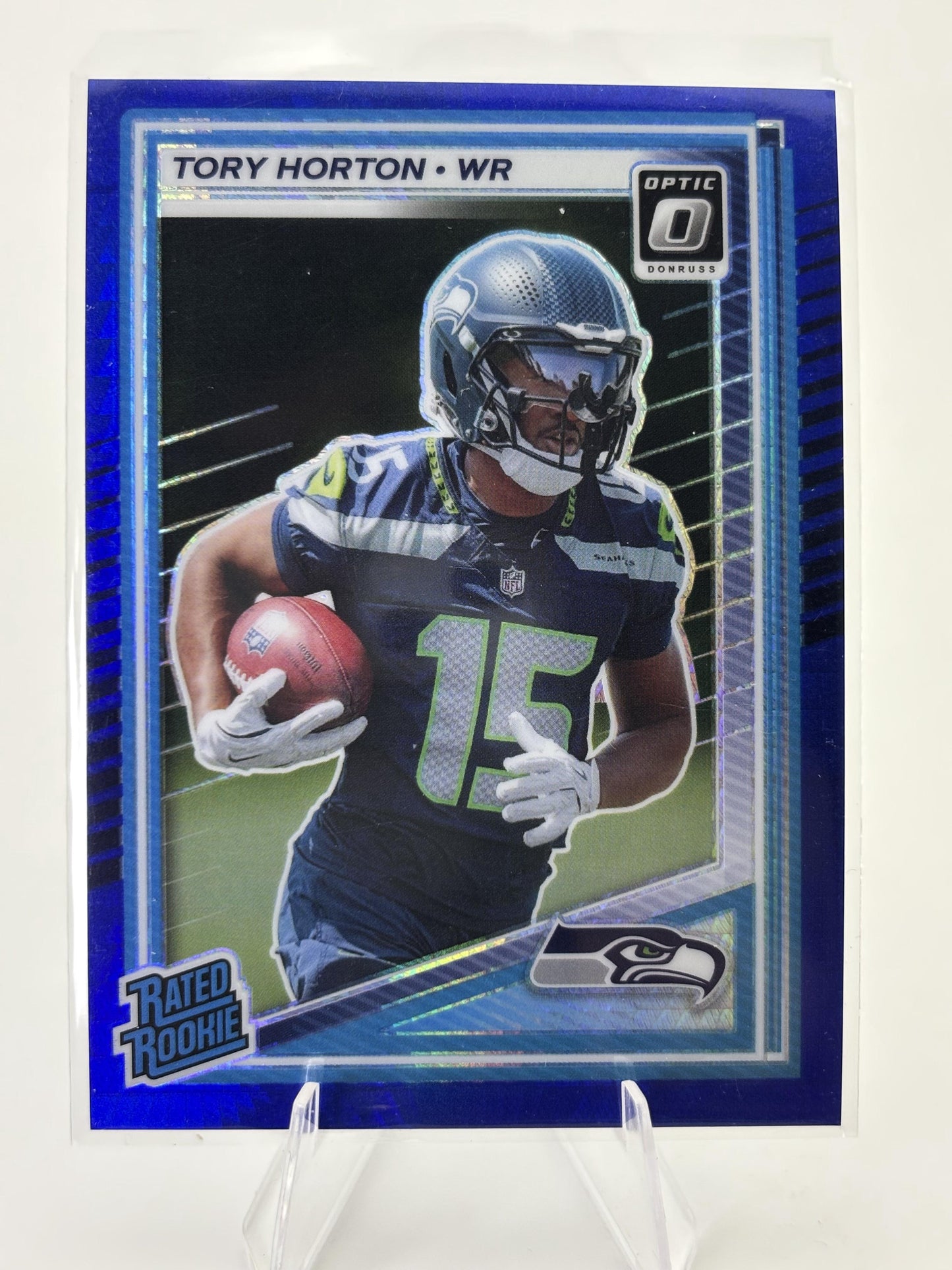 2025 Donruss Optic #295 Tory Horton Blue Hyper
