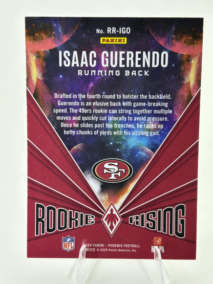 2024 Panini Phoenix #RR-IGO Isaac Guerendo Rookie Rising Wave