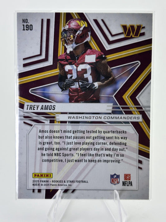 2025 Panini Rookies & Stars #190 Trey Amos