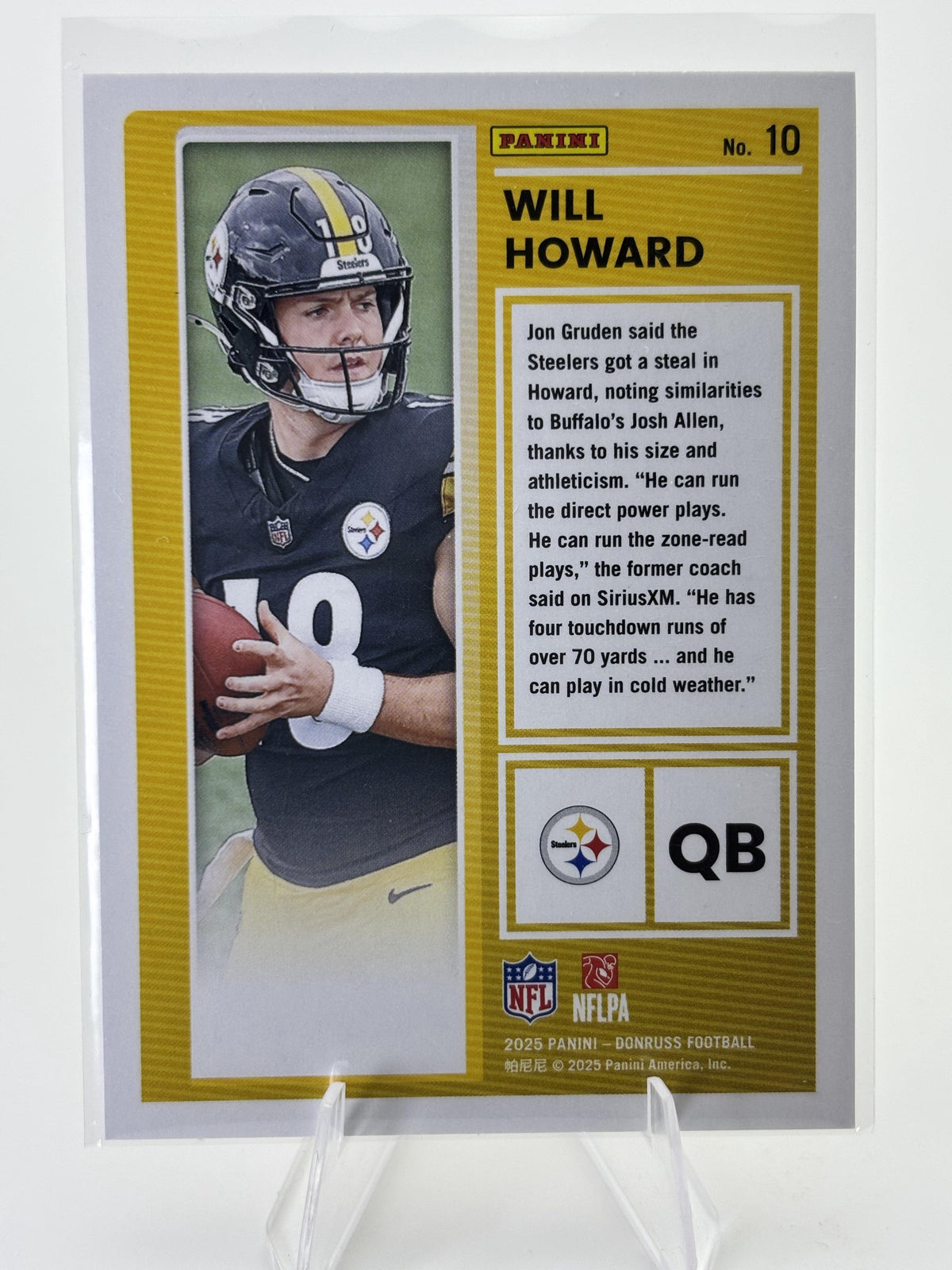 2025 Donruss #10 Will Howard The Rookies