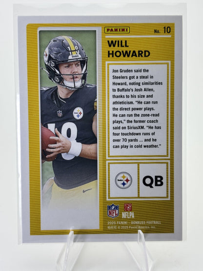 2025 Donruss #10 Will Howard The Rookies