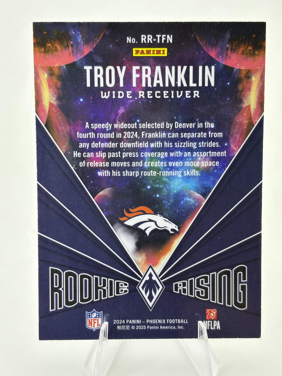 2024 Panini Phoenix #RR-TFN Troy Franklin Rookie Rising Stars