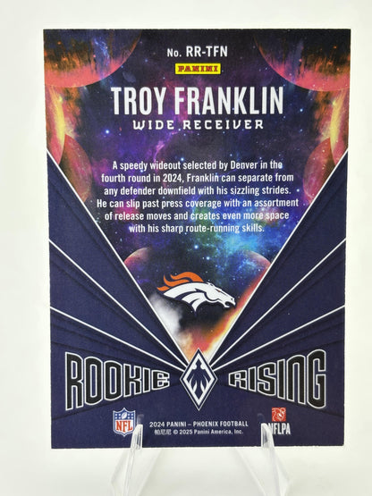 2024 Panini Phoenix #RR-TFN Troy Franklin Rookie Rising Stars