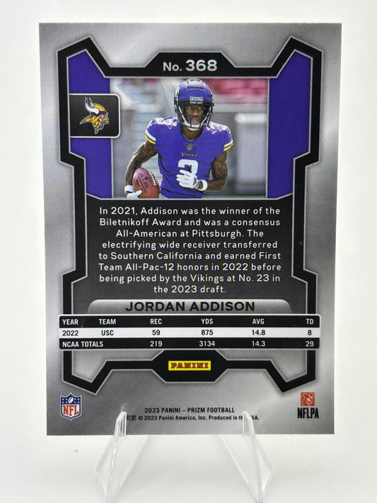 2023 Panini Prizm #368 Jordan Addison
