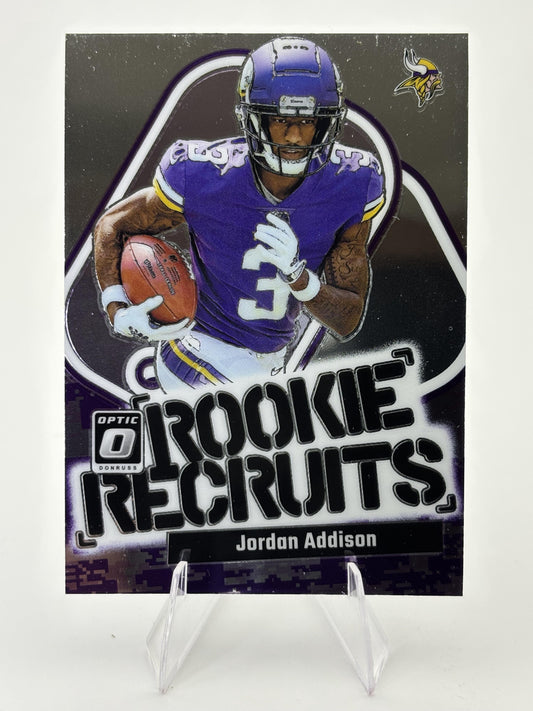 2023 Donruss Optic #14 Jordan Addison Rookie Recruits