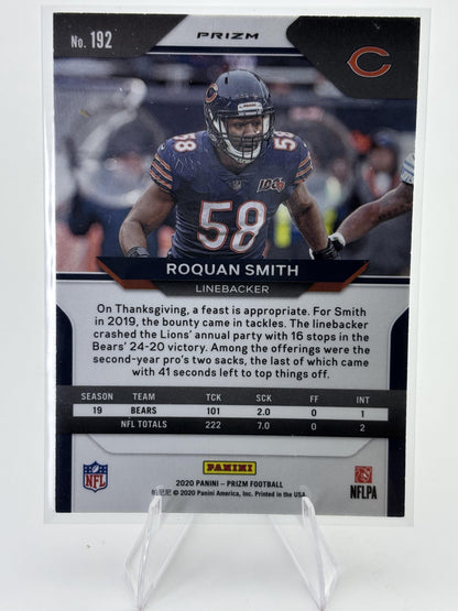 2020 Panini Prizm #192 Roquan Smith Prizm Red Ice